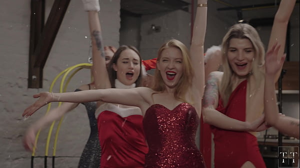 You weren’t expecting it already? An awesome New Year’s Eve orgy with 6 girls and 1 guy!