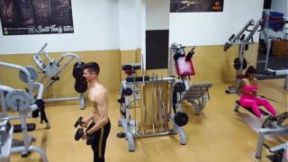 REAL ORGY ON THE GYM 4 BOYS FOR 3 GIRLS – SHEILA ORTEGA