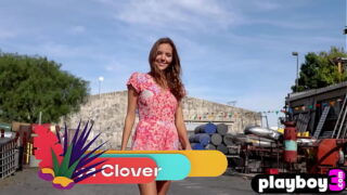 Small tits Russian teen Katya Clover posed outdoor and exposed stunning natural body
